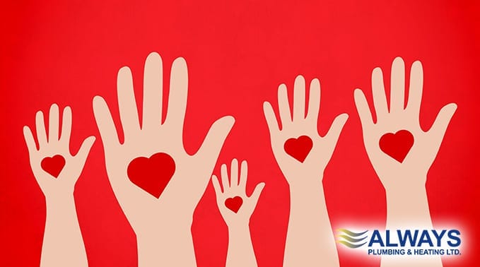 Volunteer in Edmonton this Holiday Season by 2 at Always Plumbing & Heating Volunteer in Edmonton this Holiday Season Image